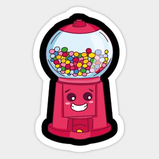 Bubble Gum Machine - Confectionery Sticker